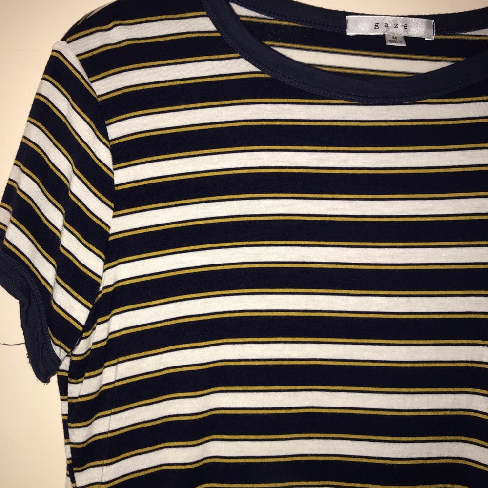 Striped Ringer Tee - Picture 2 of 2